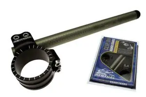 Tehdashinta Renthal s Original Ø50mm korkeus +0mm siirto +40mm/7° musta Universal Ohjaustanko