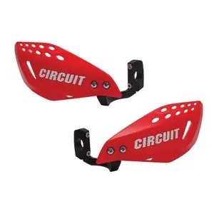 Nopea Toimitus Circuit Equipement VECTOR Universal Käsisuojat - Punainen / Valkoinen