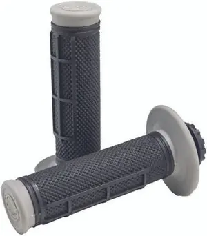 Pro Taper PT Clamp On 1/2 Waffle Series Musta Vaaleanharmaa Universal Ohjaustangon kahvat Lähetetään Heti